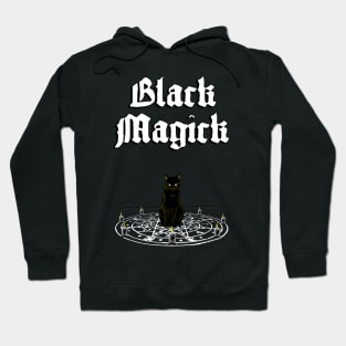 Black Magick - Black Cat Ritual Circle Hoodie